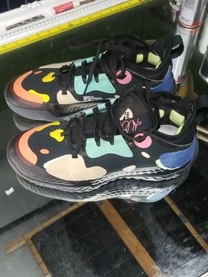 Mens 9 Adidas Harden Vol. 5 Futurenatural basketball shoes, Black W Multicolor