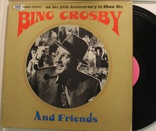Bing Crosby 4-Disc Lp Bing Crosby And Friends On Hrb - Vg++ / Vg+ To Vg++