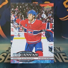 2025-26 Upper Deck Series 2 UD Canvas #C-144 Juraj Slafkovsky Canadiens NHL