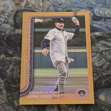 2025 Topps Update Series • Kirk Gibson First Pitch Gold FOIL /50