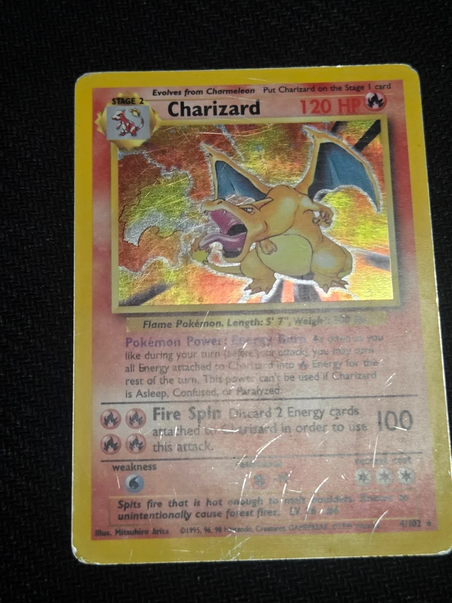 Preços baixos em Charizard Pokémon TCG Holo Conjunto Base Rara