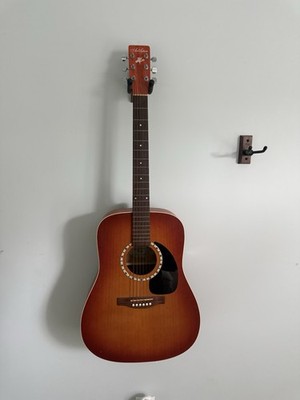 Art Lutherie Roadhouse Parlor Guitar, Acoustic-Electric, Faded Black