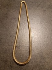 Pierre Lang Schlangenkette goldfarben Collier Omega Kette