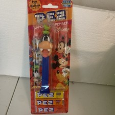 Vintage Pez Dispenser Disney Goofy - Blue Base (Damaged Package)