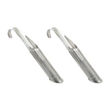 2 x (Filtro da tè a forma di tubo, diffusore per foglie sfuse, colino da tè, uovo da tè da St8722