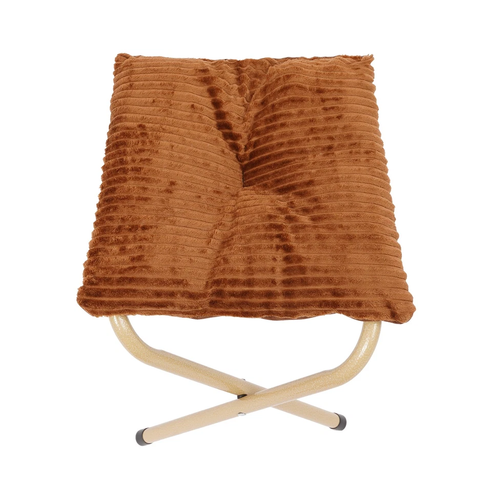 33*34cm Foldable Stool With Metal Legs Footrest Multifunction Furniture Coffee - Image 4 of 4