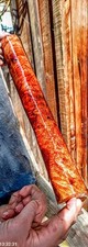 Lot Of 4 Highly Figured Turned Pool Cue Blank...