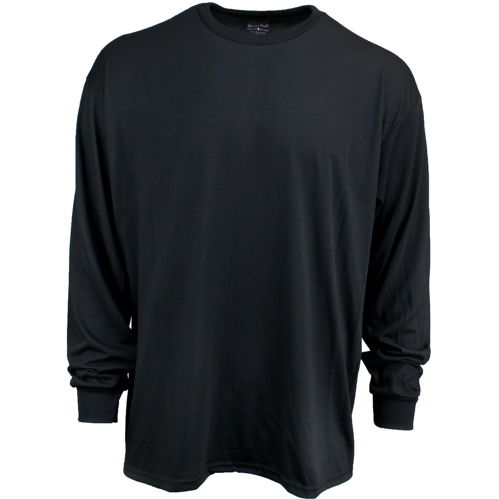 River's End Upf 30+ Crew Neck Long Sleeve Athletic T-Shirt Mens Size S  Casual T