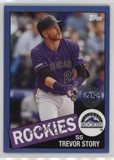 2020 Topps 1985 Topps Baseball Series 2 Blue Trevor Story #85TB-16 0q3