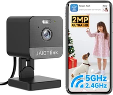 1080P 2.4G/5G Indoor Camera, Plug-In Cameras for Home Security, Baby/Elder/Home 