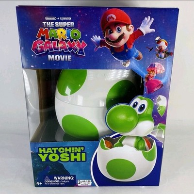 New In Hand Hatchin' Yoshi The Super Mario Galaxy Movie Interactive Figure & Egg