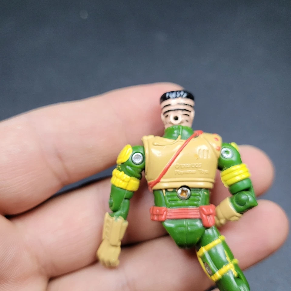 Figura de acción Playmates Exo Squad JT Marsh 1993 ataque aéreo marco electrónico juguete suelto Foto 4 de 4