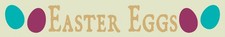 Easter Eggs Reusable STENCIL for DIY Painting Signs Prim Font 11573
