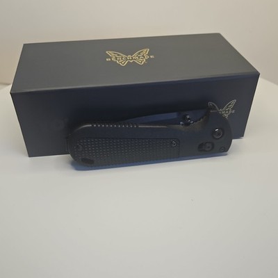 Benchmade Redoubt Black Grivory Dropoint