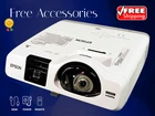 Epson BrightLink 536Wi 3LCD Projector Short-Throw 3400 Lumens TCO Certified 4K ✨
