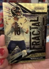 2025 Panini Prizm Football Caleb Williams Fractal GOLD VINYL PRIZM 1/5 SSP Bears