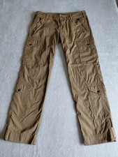 Ralph Lauren Sport Cargo Pants Womens Sz 8 Brown Utility Y2K Low Rise