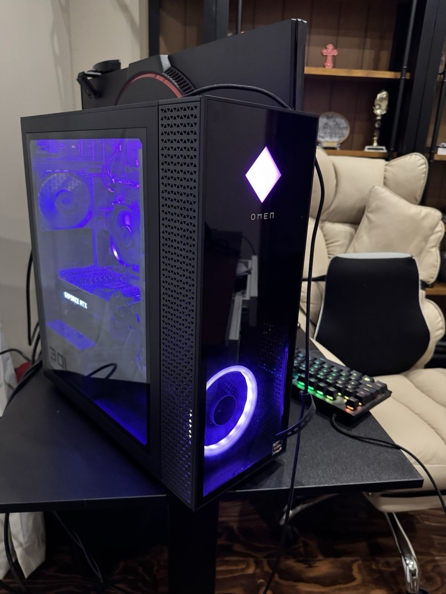 HP OMEN 30L Gaming Desktop AMD Ryzen 5600G 16GB NVIDIA GeForce