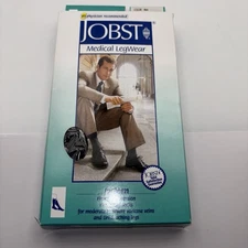 Jobst Medical LegWear Men Large Knee High Socks Firm Compression Open Box