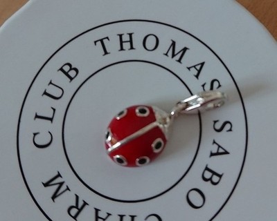   Thomas Sabo Marienkäfer Glück   Silber Emaille Sammlerstück 