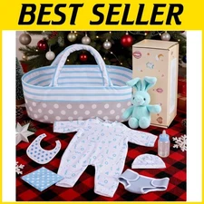 Doll Clothes and Accessories Bundle - 8 Pieces