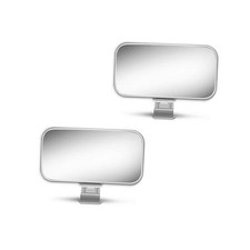 Blind Spot Car Mirror, Adjustable Blindspot Convex Wide Angle Sliver-2 Pack