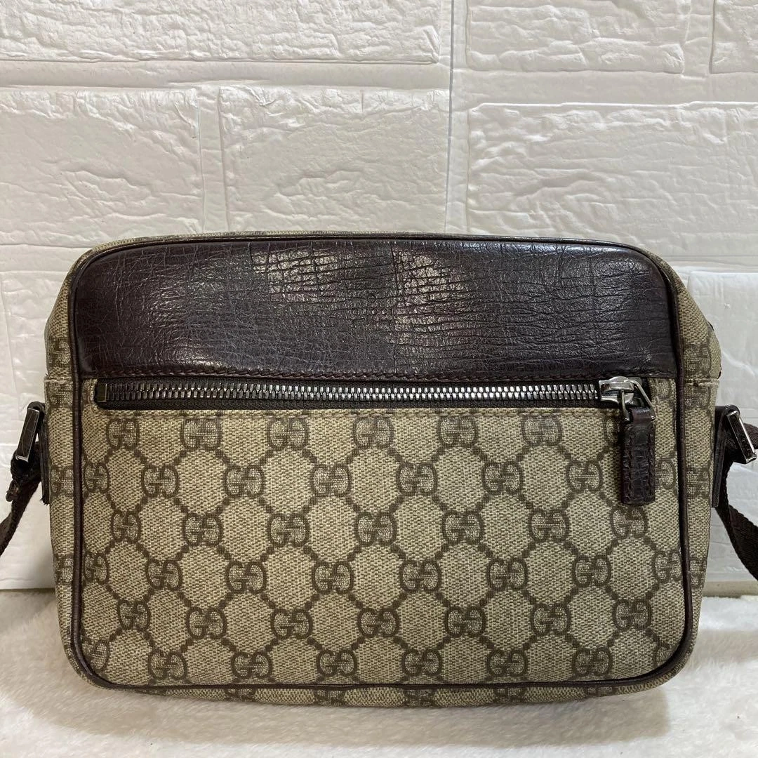 Gucci Sac à Bandoulière PVC Toile enduite Designer Sac à Main Sac à Main Tous les Jours Chic