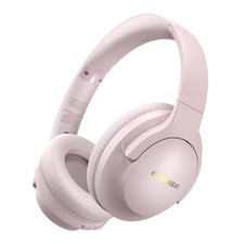 Bluetooth Headphones Over Ear, 80 Hrs Playtime Wireless Headphones with Pink