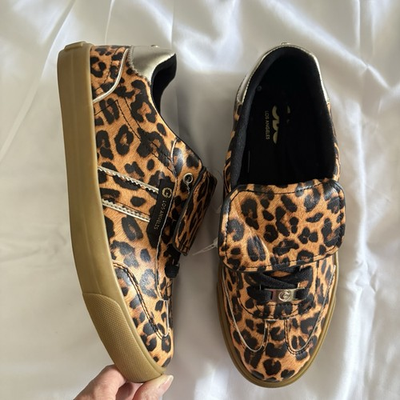 #ad GBG Los Angeles Leopard Sneakers Women#x27;s Size 7.5 NWOT G By Guess Animal Print $49.99