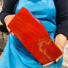 12.5LB TOP Natural Red jasper Quartz Crystal mineral specimen Healing Decoration