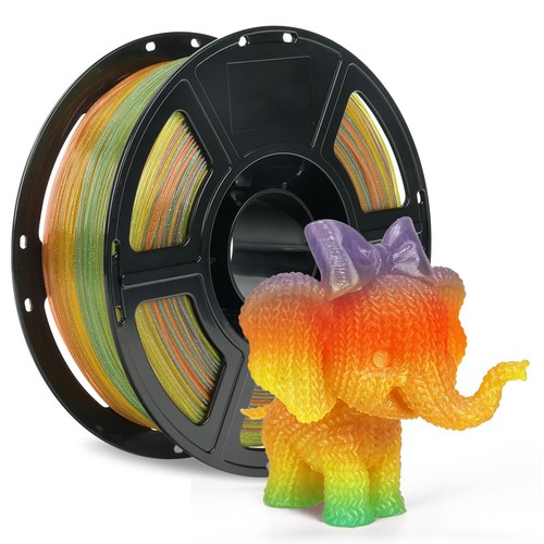FLASHFORGE Translucent Glitter PLA Crystal Filament 1.75mm 3D Printer Filament
