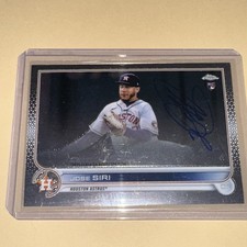 2022 Topps Chrome - Rookie Autographs Jose Siri #RA-JS (AU, RC)