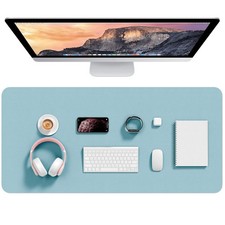 Desk Pad, 35.5" x 17" PU Leather Desk Mat, XXL Extended Pad, Waterproof Deskt...
