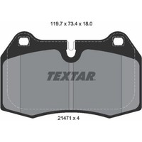 Textar 2147102 Bremsbelagsatz FüR BMW Maserati Ferrari 8 7 4200 GT 3200 GT E31