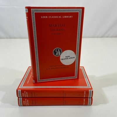 Epigrams 3 Volume Set Martial Harvard University Press Vintage HCDJ Poetry 