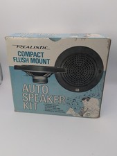 Vintage Realistic Compact Flush Mount Auto Speaker Kit I Vintage Realistic Compact Flush Mount Auto Speaker Kit I