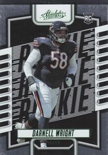 Darnell Wright RC - 2023 Panini Absolute #148 Green Chicago Bears