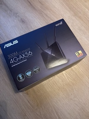 ASUS 4G-AX56 AX1800 LTE W-LAN Router, Dual-Band, WiFi 6, LTE (Cat. 6 bis zu 3...