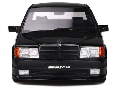 Mercedes W201 190E 2.3 AMG black diecast model car OT754 Otto 1 18