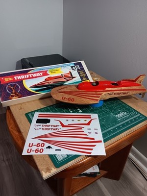 Replacement decals for Dumas ''Miss Thriftway'' hydroplane model