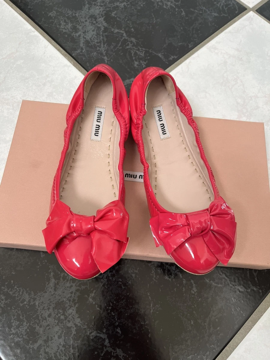 Patent Leather Casual Miu Miu Flats for Women for sale | eBay