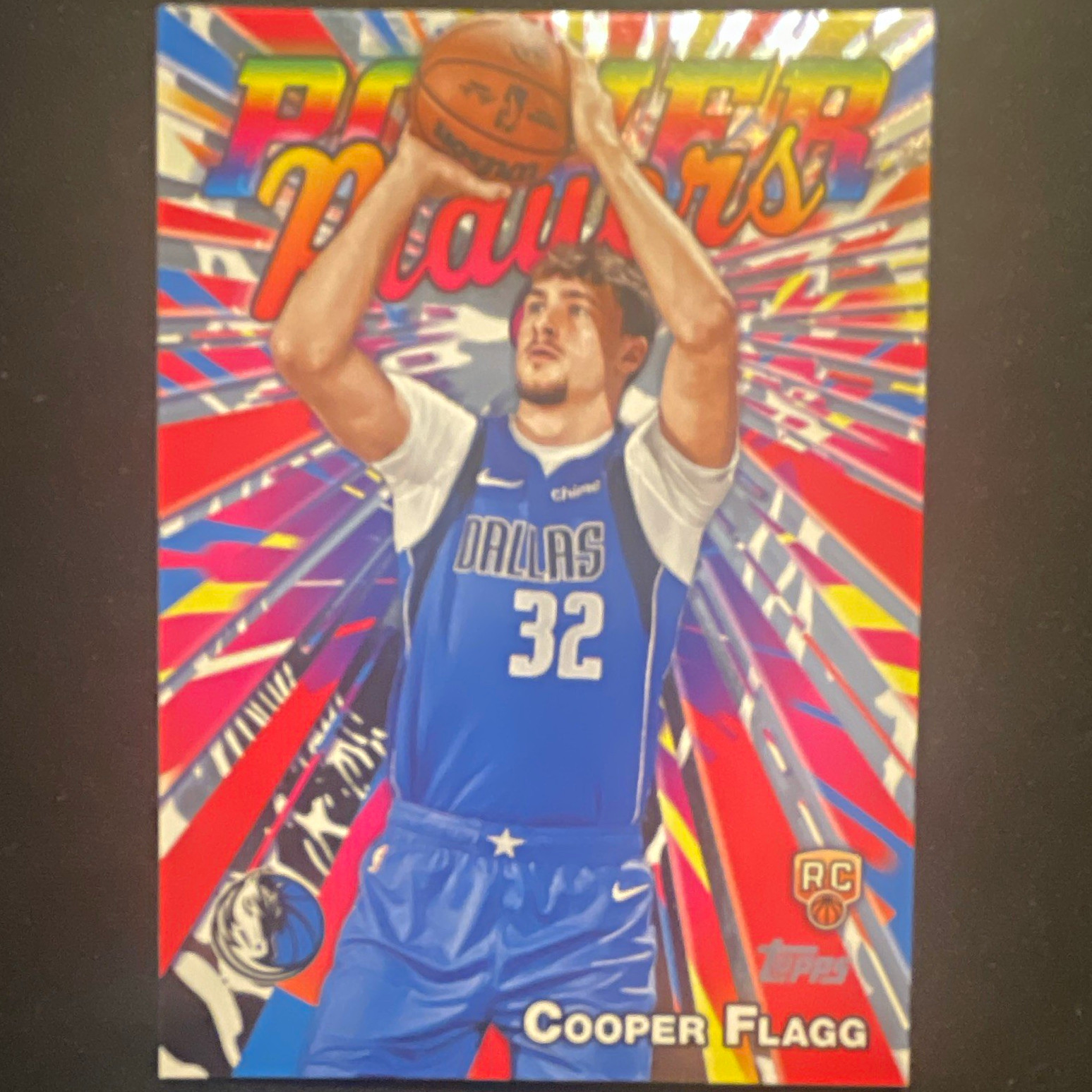 Topps 2025-26 Power Players Insert Cooper Flagg RC Dallas Mavericks #PP-16