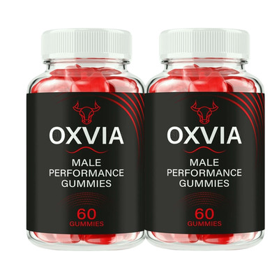 2-Pack Oxvia Gummies for Men - Oxvia Advanced Mens Health Support - 120 Gummies