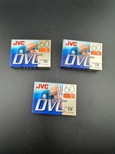 MINI DV TAPES - JVC DVC DVM60ME (3) Brand New Sealed