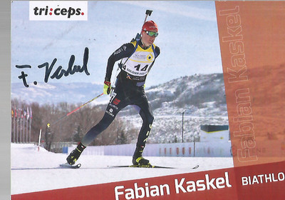 Fabian Keskel Biathlet    handsigniert