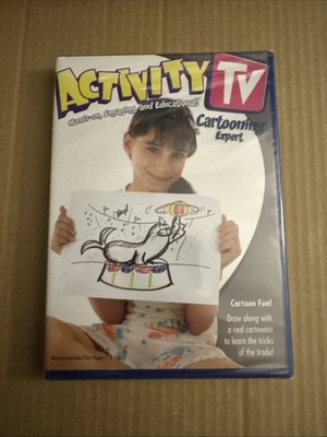 Activity TV: Cartooning Expert Activity TV Educational Activities NEW DVD 2008