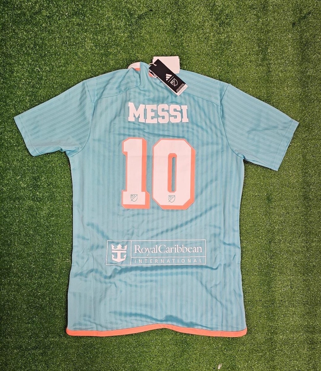 Men's Inter Miami CF Lionel Messi adidas Aqua 2024/25 Archive