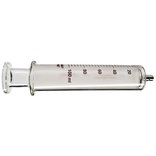 FORTUNA 7.14051 Glass Syringe,Metal Luer Lock,100 mL eBay