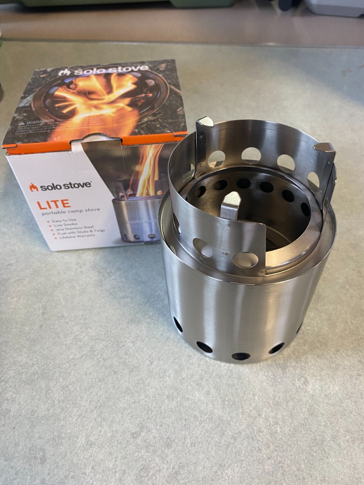 Solo Stove - Stainless Steel Wood Burning Survival Camping Cooking Stove -  Silver for sale online | eBay