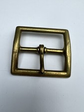 Usn Us Navy Solid Brass Buckle Vintage